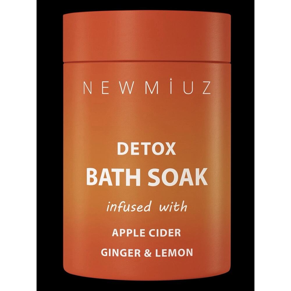 Newmiuz Detox Bath Soak Apple Cider Ginger Lemon NEW